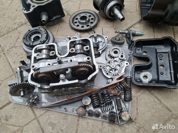 Мотор Honda AX1 разбор