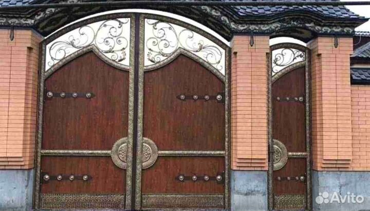 Кованные ворота арт 11.15