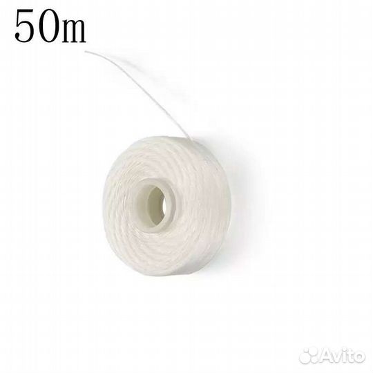 Зубная нить вощёная мятная 50 метров (5шт)