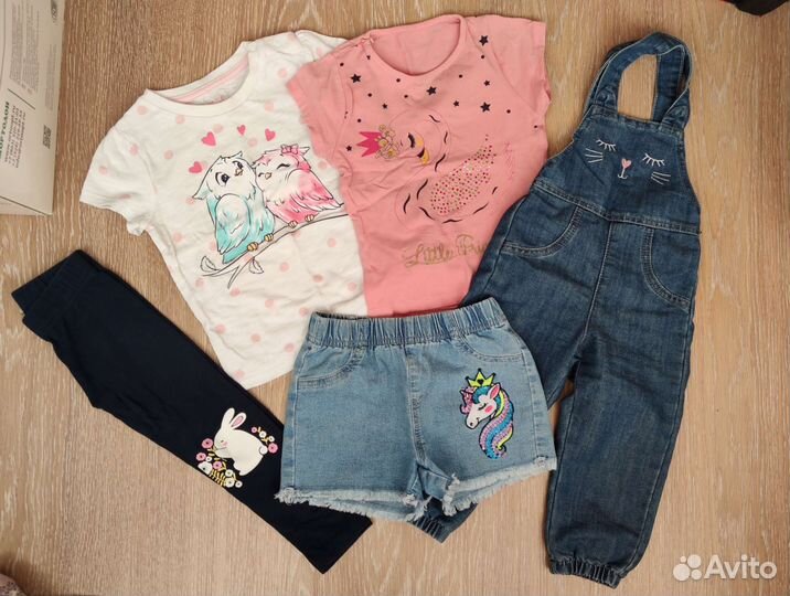 Вещи пакетом на девочку 92
