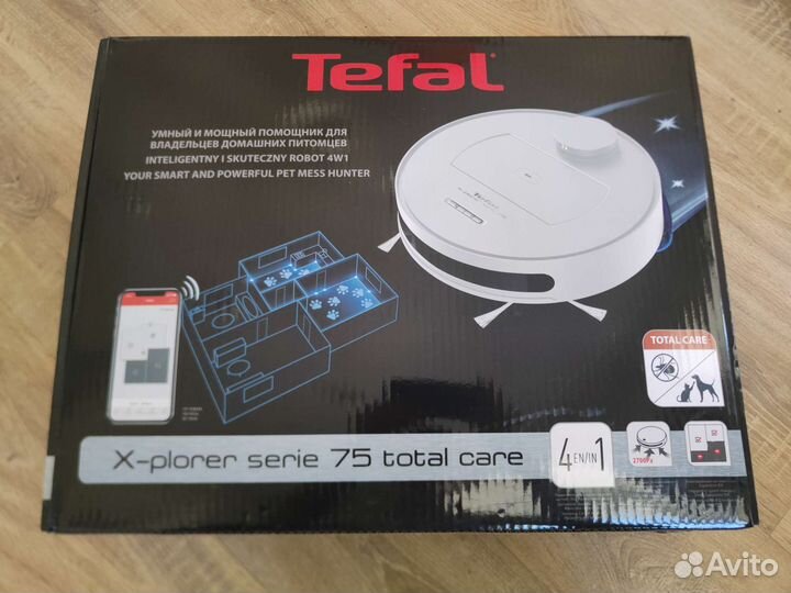 Робот пылесос Tefal X-plorer serie 75