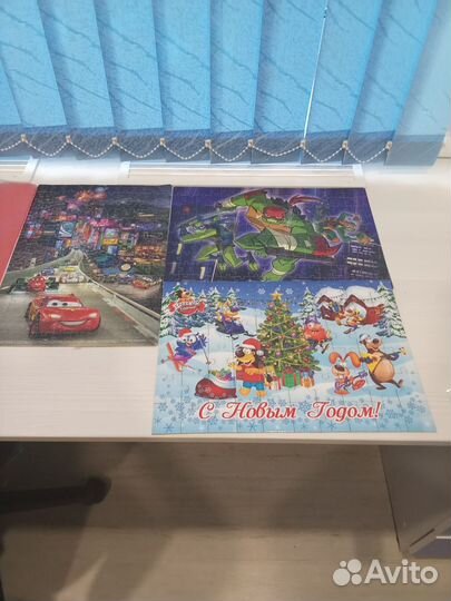 Коврик из пазлов