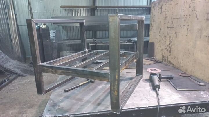 Изготовление металлических опор, каркасов из стали