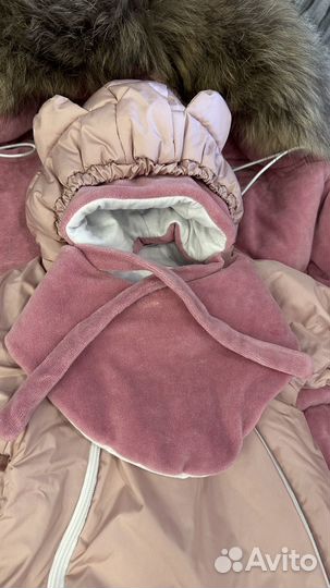 Комплект на выписку для девочки зима