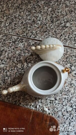 Икорница и солонка,раритет фарфор