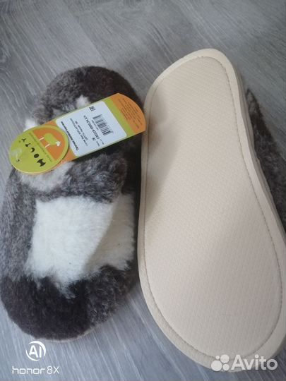 Тапочки домашние из натуральной шерсти