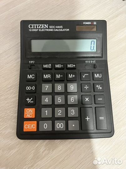 Калькулятор citizen sdc-444s