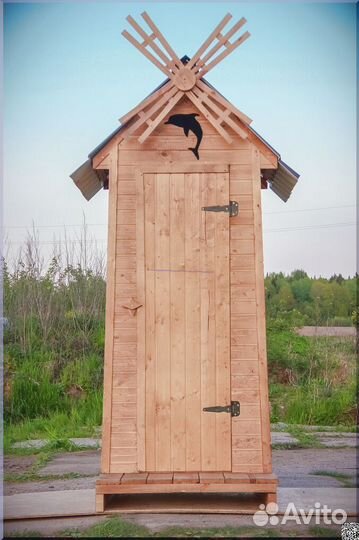 Уличный туалет с установкой PRO879
