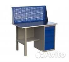 Верстак однотумбовый ширина 1200 мм глубина 700 мм