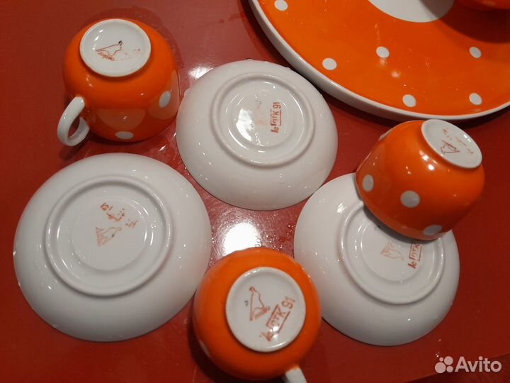 Чайный кофейный набор Дулево горох