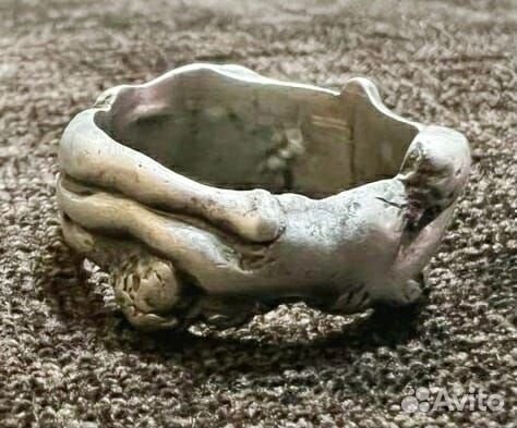 Кольцо серебро