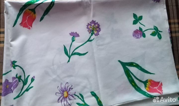 Простыни, наволочка, отрезы тканей ситец