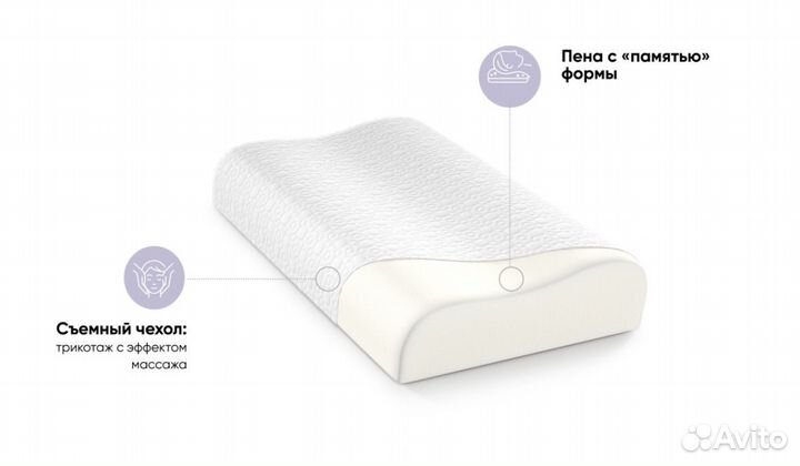 Анатомическая подушка Element Askona
