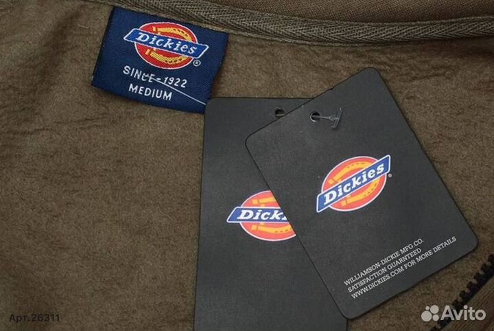 Толстовка мужская Dickies новая коричневая