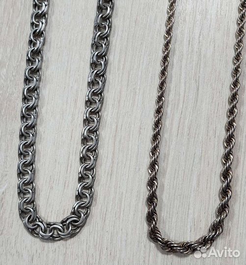 Серебряная цепь 925 пробы