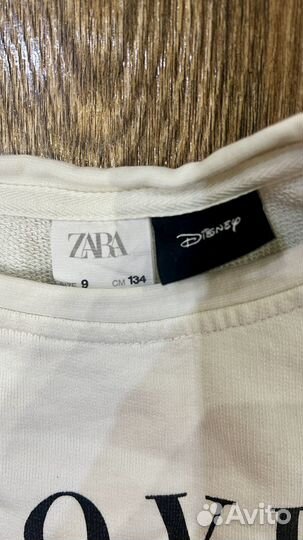 Платье/кофта zara для девочек 134 см