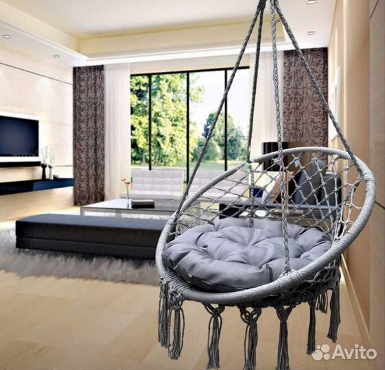 Качели/гнездо подвесные с подушкой