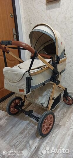 Коляска трансформер 2 в 1 Luxmom v9