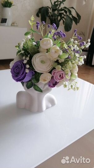 Букет цветов из мыла