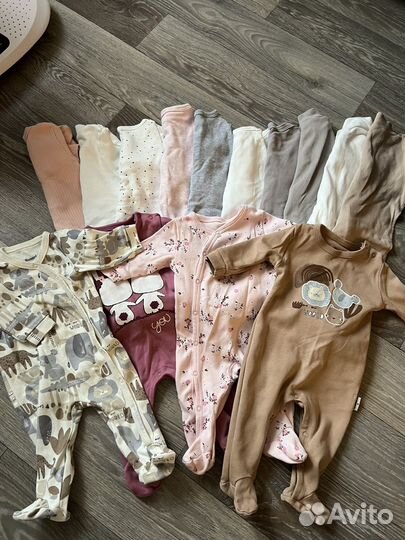 Детские вещи пакетом на девочку 56-62
