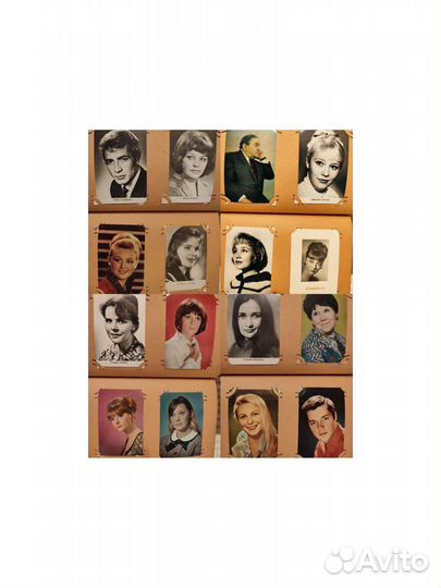 Альбом с фотографиями артистов СССР