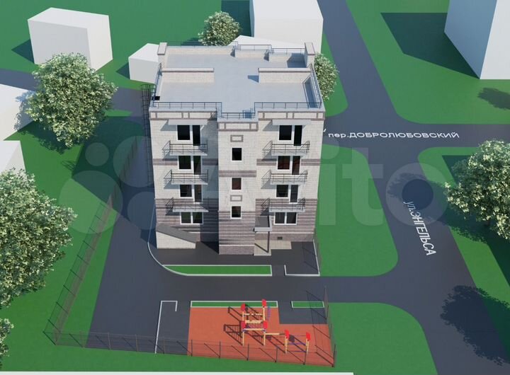 1-к. квартира, 38,7 м², 4/4 эт.