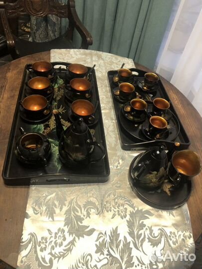 Китайский чайно-кофейный сервиз 60е годы