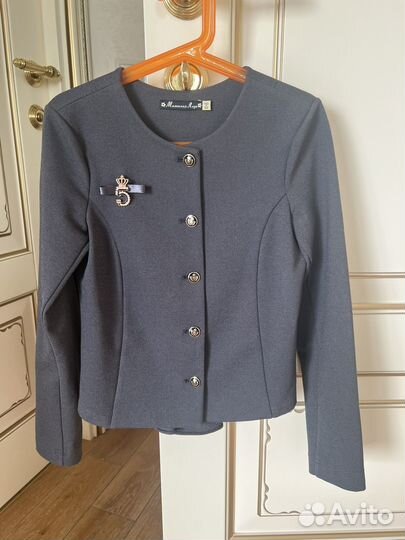 Пиджак 140 и брюки 134 Маленькая леди