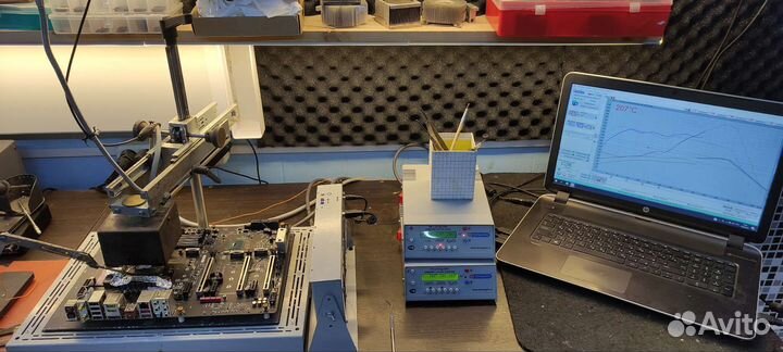 Ремонт материнских плат, замена ремонт сокета