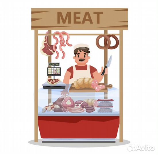 Продавец в продуктовый магазин