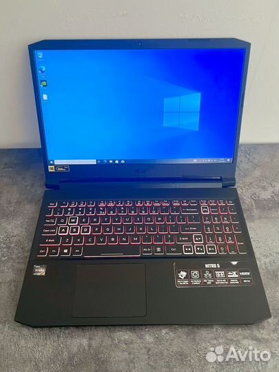 Игровой ноутбук Acer nitro Ryzen 7 5800 RTX3060