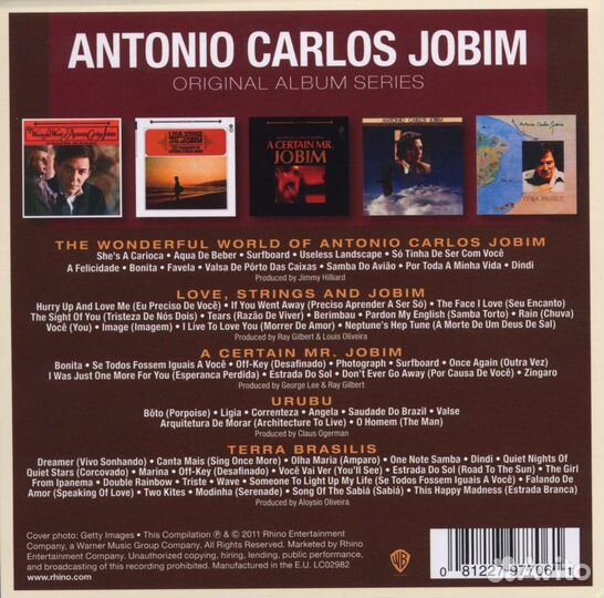 Antonio Carlos (Tom) Jobim - Original Album Series