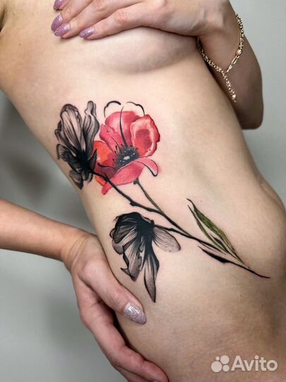 Татуировка в разных стилях