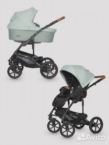 Коляска bella life (2 в 1) (riko basic) 02 Basil