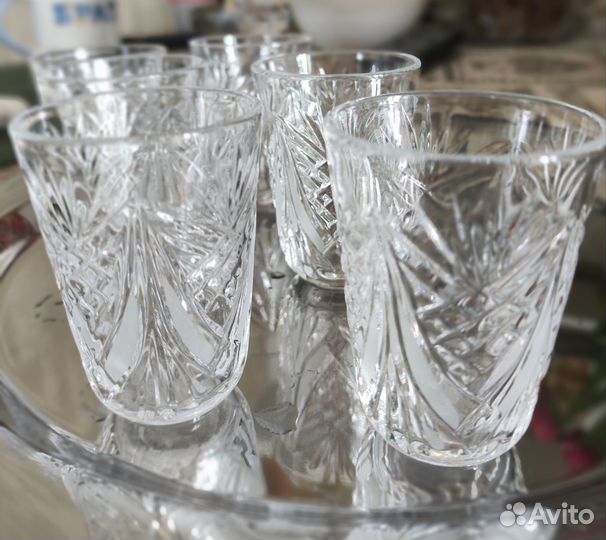 Хрусталь графин и стопки