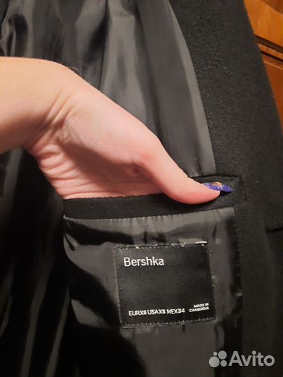 Пальто мужское bershka