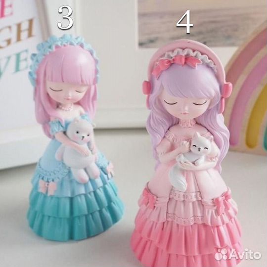 Силиконовые молды для свечей Куколки