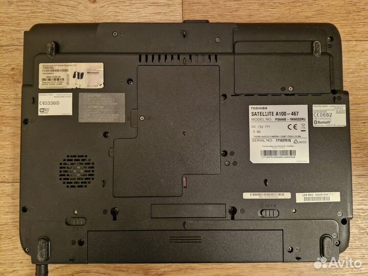 Ноутбук Toshiba Satellite a100-467