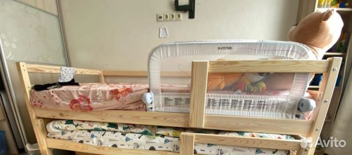 Выкатная кровать Софа без покраски 170/160х80