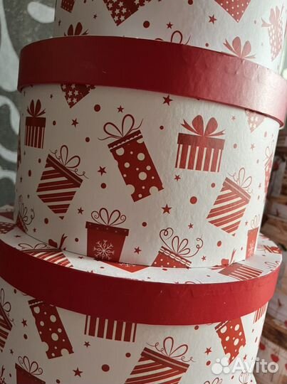 Коробка подарочная круглая