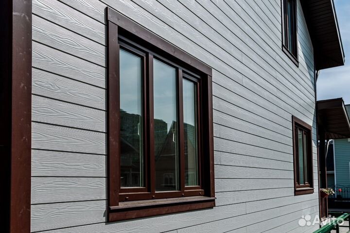 Фиброцементный сайдинг Decover Gray