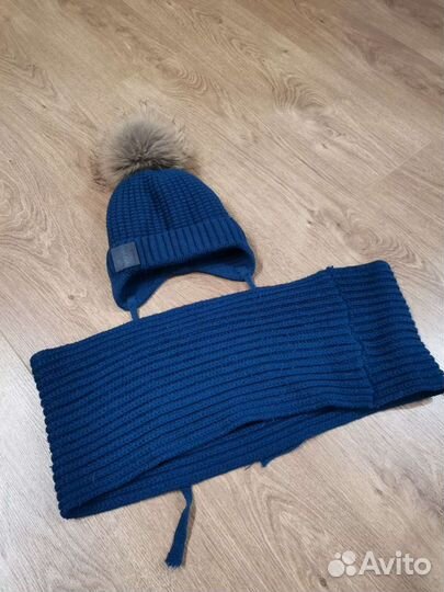 Шапка и шарф зимние