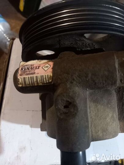 Насос гур renault logan