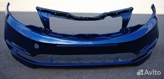 Бампер передний Киа Рио 3 Рестайл в цвет авто