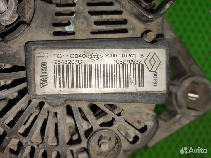 Генератор Renault Megane 2 F4R 2.0