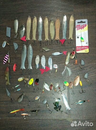 Воблера, блесны и силикон