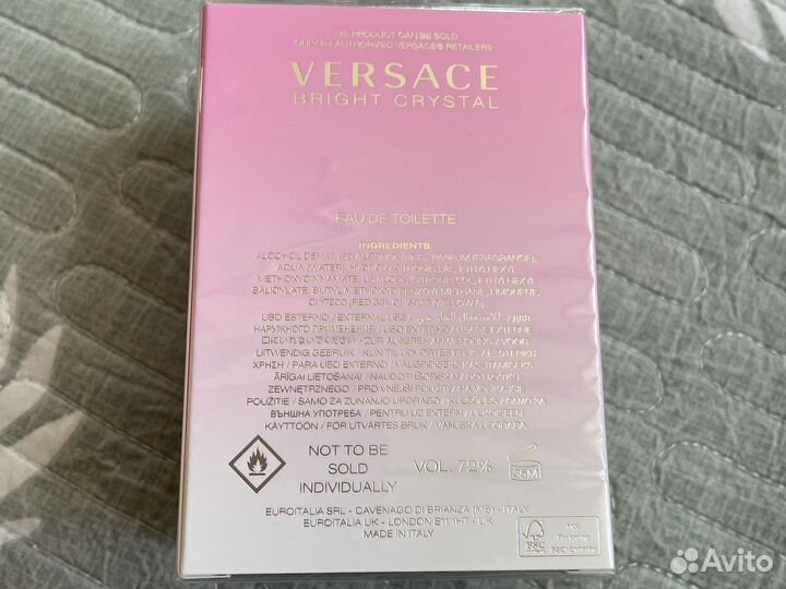 Туалетная вода Versace bright crystal
