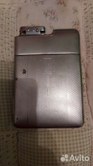 Портсигар-зажигалка винтажный