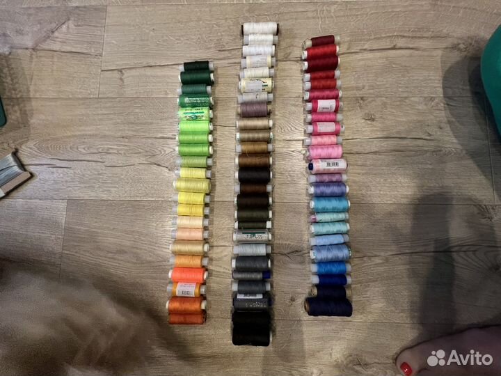 Нитки набор. весь спектор цветов