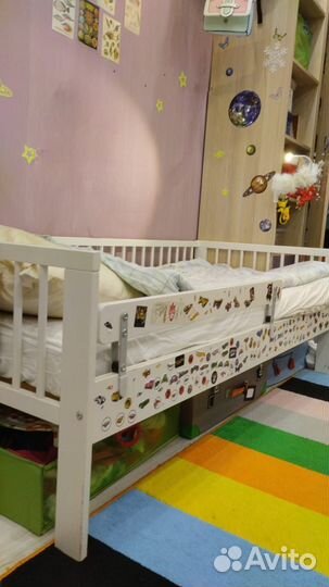 Детская кроватка и матрац IKEA